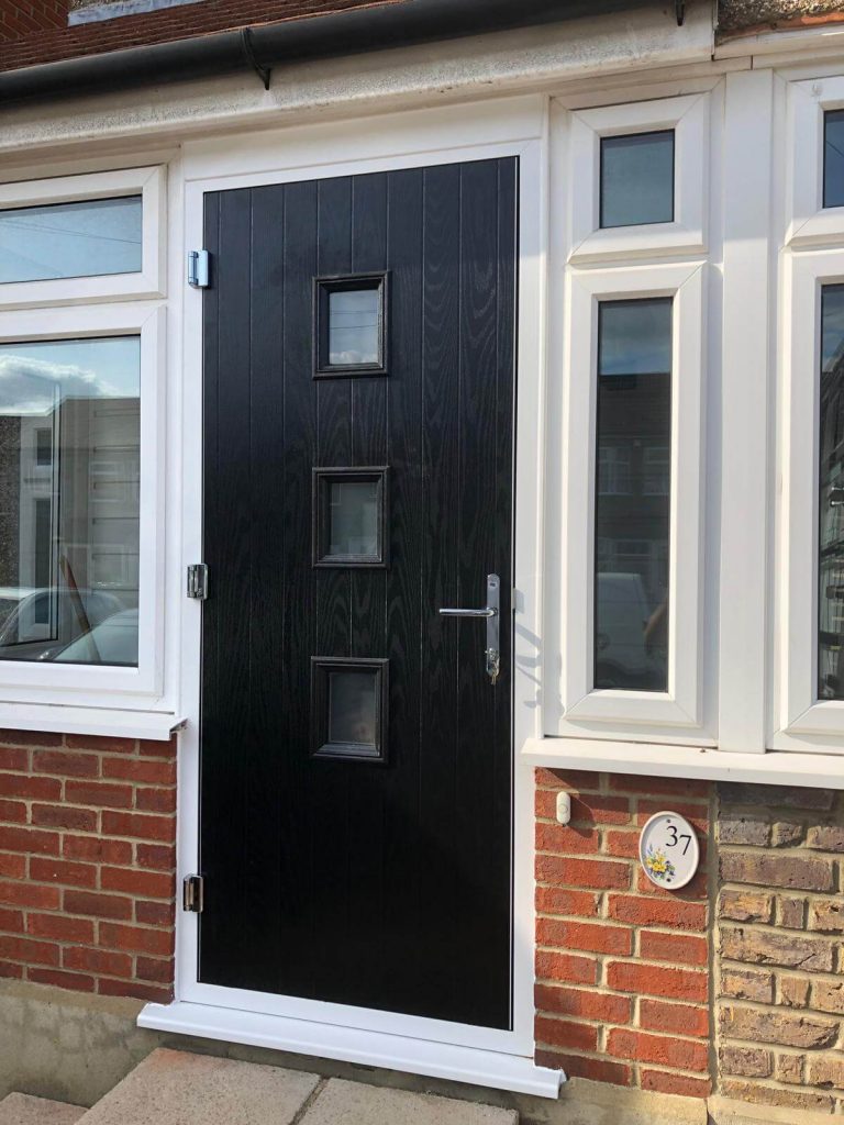 Black Composite Door