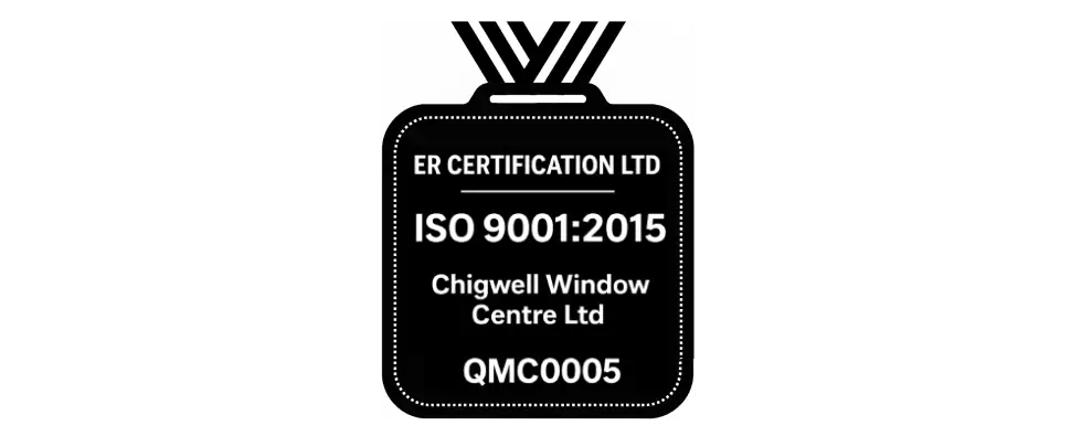 Chigwell Window Centre - ISO 9001 Er Certification